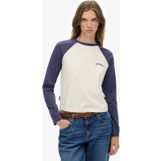 Superdry Superdry Essential Logo baseballtop Langærmet