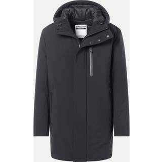 Strellson Herren Parka blau unifarben