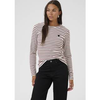Langærmet T-shirt - KAliddy - Chalk/Windsor Wine - Kaffe