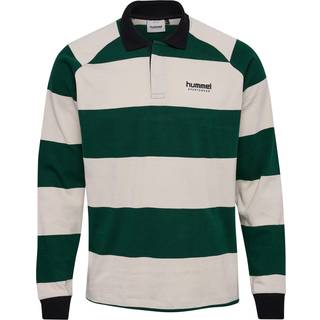 hummel Loose Striped Langærmet Polo T-shirt Herre