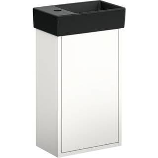 GBG Artic S møbelsæt 36cm vask hh th mat sort/hvid