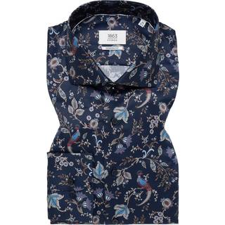 MODERN FIT Shirt in navy printed