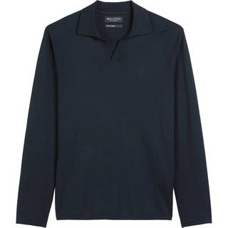 Marc O'Polo Herren Pullover blau unifarben