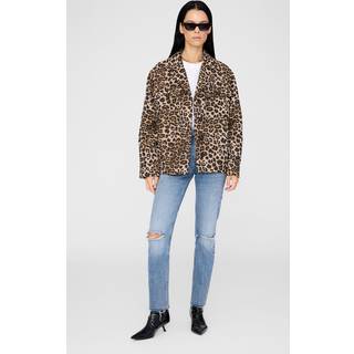 Anine Bing Flynn Jacket Leopard - XS