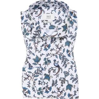 MODERN FIT Shirt in sky blue printed