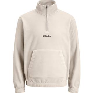 Jack & Jones Soho Fleece Half Zip Moonbeam