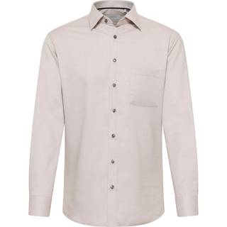 MODERN FIT Shirt in sand structured