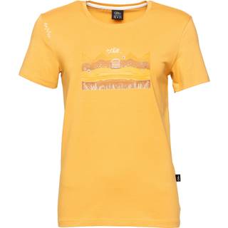 Chillaz Women's Iseo Time To Chill T-Shirt T-shirt Damer størrelse 36 farve gul