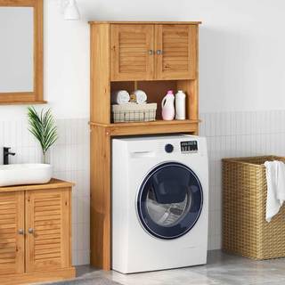 Vaskemaskineskab med dør VIGO honningfarvet 72,5 x 27 x 161 cm