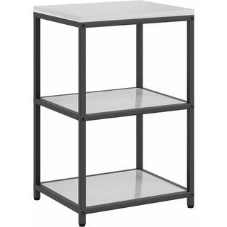 Køkkenopbevaringshylde med hylde Sølv Galvaniseret stål