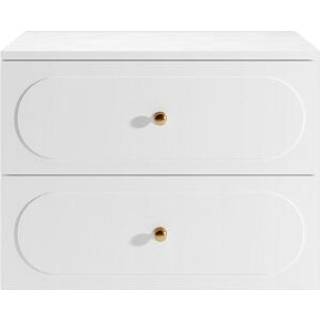 Væghængt vaskeskab med plade - Hvid - 80 cm - SATOBAL