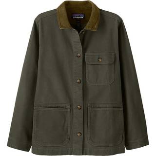 Patagonia Women's Point Reyes Canvas Coat Fritidsjakke Damer størrelse L farve olivengrøn