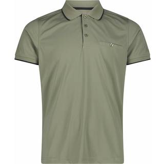 CMP Polo Polyester Polo-shirt Herrer størrelse 52 farve olivengrøn