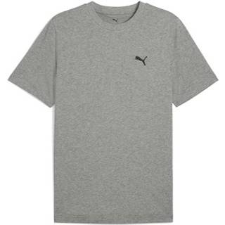 Puma T-shirt med lille logo Herre Mellemgrå Melange