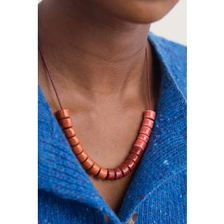 Seasalt Cornwall Seasalt Cornwall Red Braya Ceramic Bead Necklace