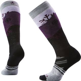 Smartwool Women's Ski Full Cushion Snowpocalypse Pattern OTC Socks Purple Eclipse, 34-37