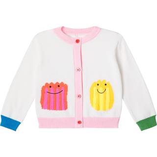 Stella McCartney Kids Baby cotton and wool cardigan - white - M 18