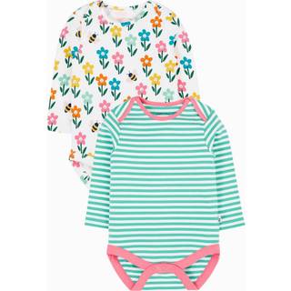 Frugi Frugi Super Special White Bodysuits 2 Pack