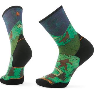 Smartwool Trail Run Strømper med Målrettet Dæmpning, XL 46-49, Sort/Grøn/Blå Herre