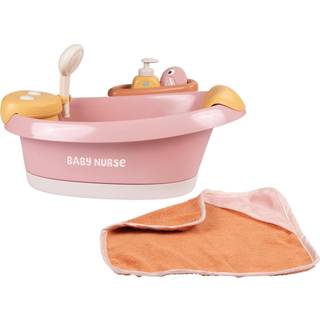 Smoby Baby Nurse Badekar med lys – dukketilbehør med boble- og lysfunktion