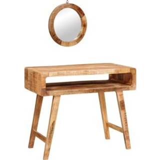 Klædeskab med hylde Brun 90 x 76 x 45 cm Massivt mangotræ