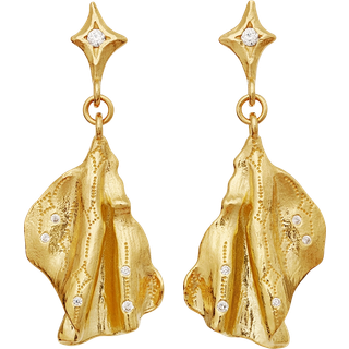 Maanesten Øreringe - Gerda - Gold Colour