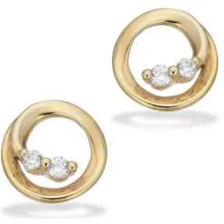 Scrouples øreringe cubic zirkonia i 8 kt guld