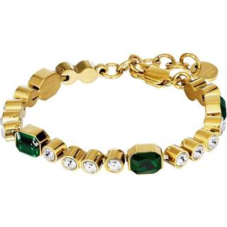 DYRBERG/KERN GRIVNA ARMBÅND 470090 (Gold, Green, ONESIZE)
