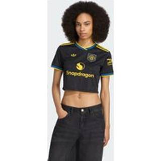 Manchester United 25/26 cropped tredjetrøje - Black