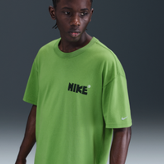 Nike-løbe-T-shirt til mænd - grøn - L