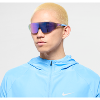 Nike Athena Edge-solbriller med spejlglas - blå - EINHEITSGRÖSSE
