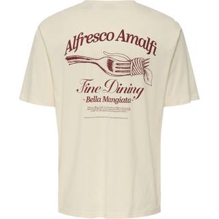 ONLY & SONS Alfresco Relaxed Fit Tee Gardenia