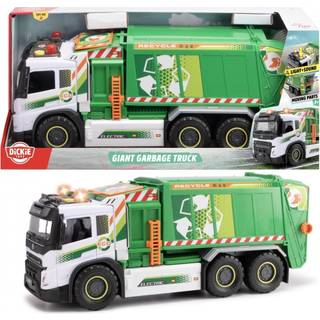 Dickie Toys Volvo Stor skraldebil med skraldespand - lyd og lys - 55 cm