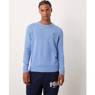 Polo Ralph Lauren Cotton Crew Neck Sweater Soft Royal Heather