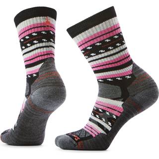 Smartwool Women's Hike Light Cushion Margarita Crew Socks Vandresokker Damer størrelse S farve grå