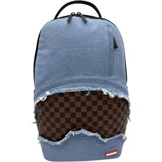 Sprayground Denim Shark Rygsæk lyseblå