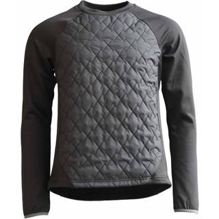 Zimtstern Spinz Hybrid Sweater Syntetiske sweatere Herrer størrelse L farve grå/sort