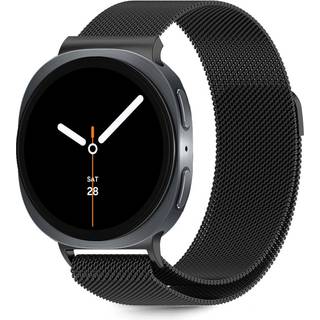 Tech-Protect Samsung Galaxy Watch 8 / 8 Classic (40 / 44 / 46mm) Milanse Band Rustfri Stål Rem - Sort