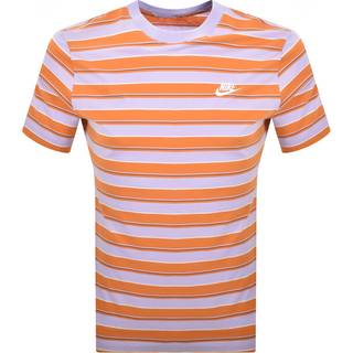 Nike Club Stripe T Shirt Purple