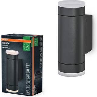OSRAM Udendørs væglampe ENDURA CLASSIC IVE, dæmpbar, Aluminium/grå/zink, Aluminium, Moderne