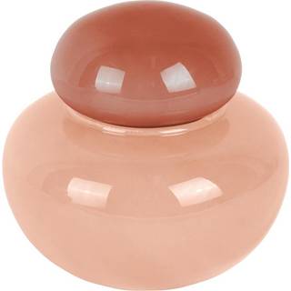 Vase Nuevo Dulce 13,5x13,5cm glas lyserød