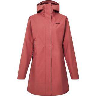 Women's Omeara Long Waterproof Jacket - Red