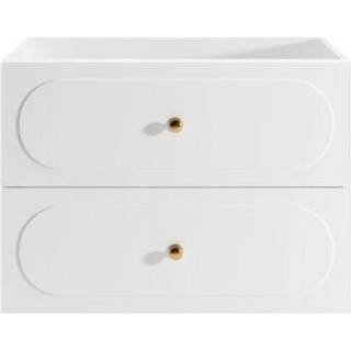 Vægmonteret vaskeskab - Hvid - 80 cm - SATOBAL