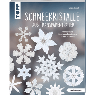 Schneekristalle aus Transparentpapier