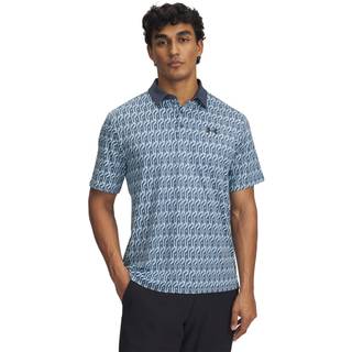 Under Armour Playoff 3.0 Printed Men's Polo Stream / Downpour Gray / Black XL