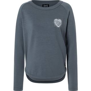 super.natural Women's Little Heartwood Crew Merino sweatere Damer størrelse S farve blå