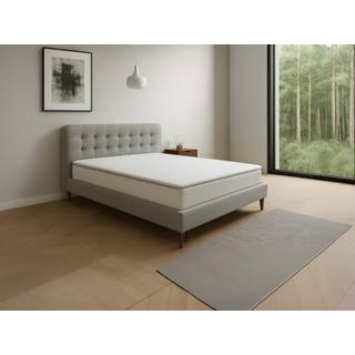 Topmadras 160 x 200 cm memory foam med aftageligt betræk, 5 cm tyk - NAJOON fra YSMÉE