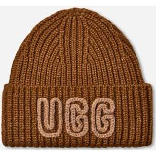 UGG Chunky Crafted Rib Beanie Hat, Brun - One Size