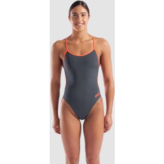 Arena Women's Swimsuit Lace Back Solid Badedragt Damer størrelse 34 farve blå