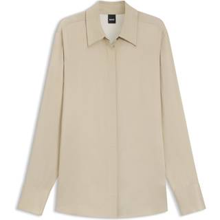 Regular fit skjorte i satin